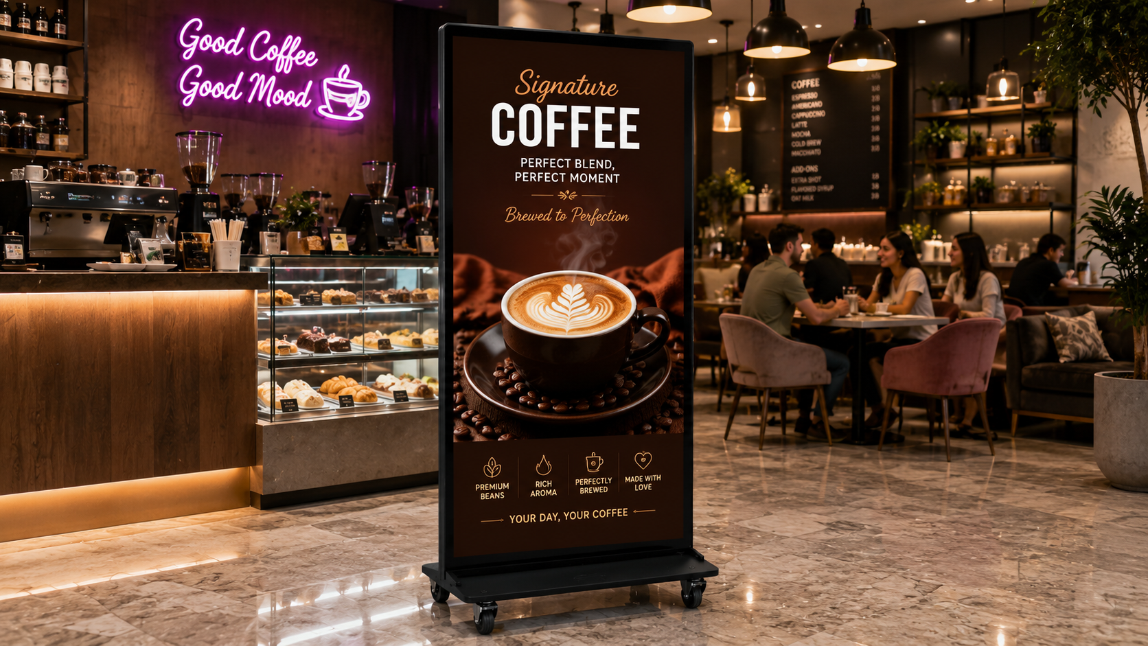 led poster display indoor series