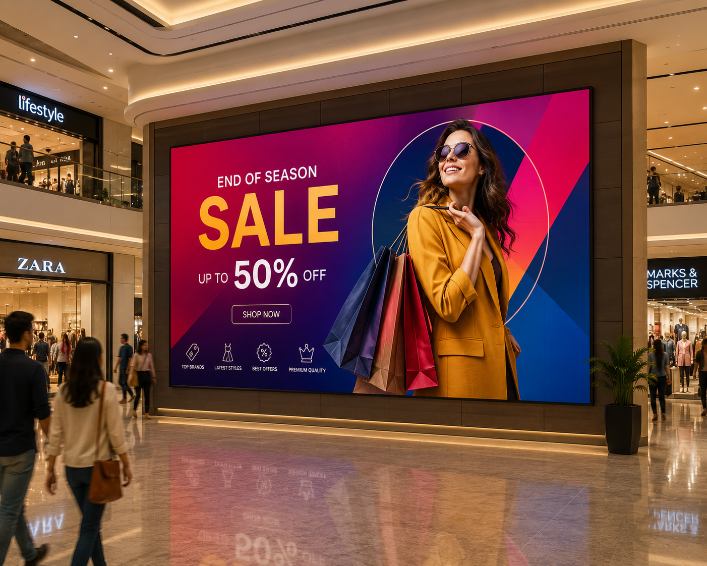 indoor video wall