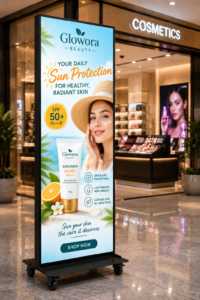 outdoor poster stand